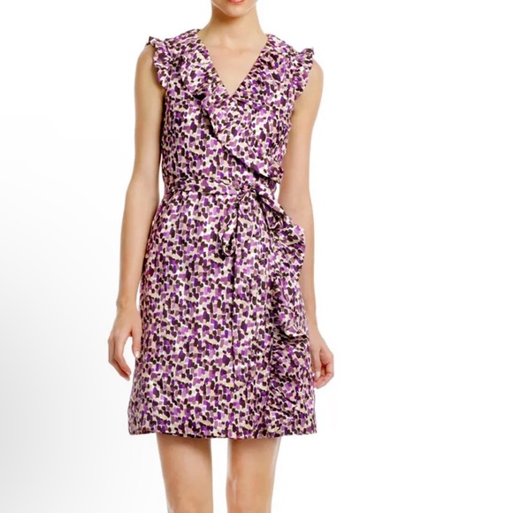kate spade Dresses & Skirts - Kate Spade Printed Silk Wrap Dress